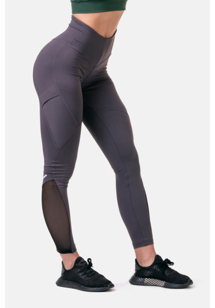 NEBBIA Fit & Smart high waisted leggings marron