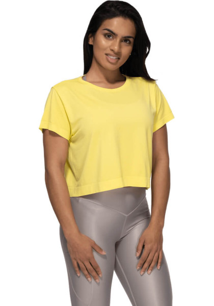 T-shirt Better Bodies Rockaway Seamless Lemon Yellow