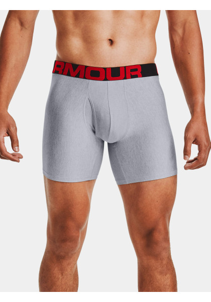 Boxer briefs Under Armour Tech 6in 2 Pack Mod Gray