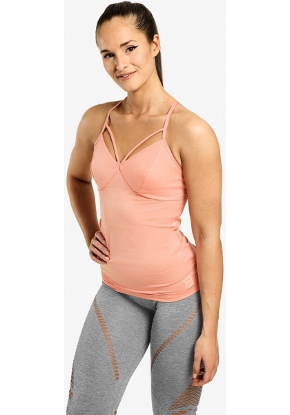 Tank Top Better Bodies Waverly Strap Peach