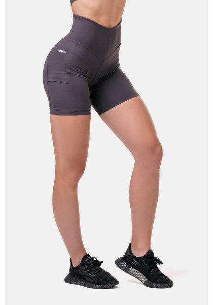 NEBBIA Fit & Smart women's cycling shorts marron