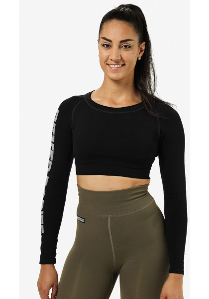 CROP-TOP BOWERY BLACK - Better Bodies