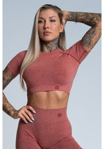 Crop Top Gym Glamor Cherry