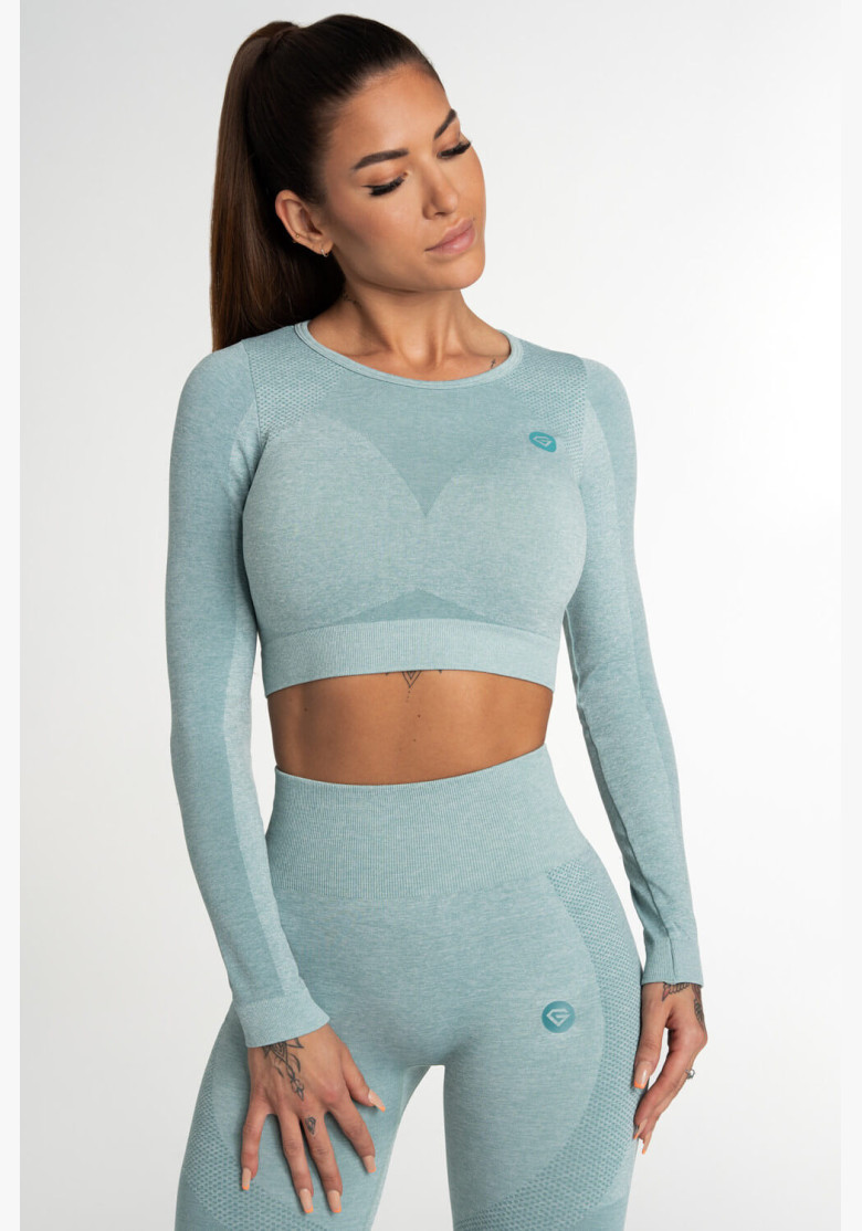 Crop Top Gym Glamor Fusion Green