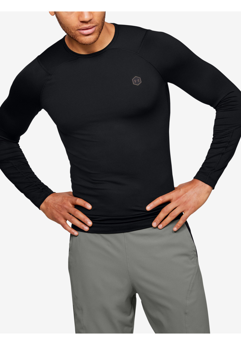 Under Armour Rush Hg Compression Ls Black Compression T-shirt