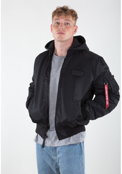 Men's Jacket Alpha Industries MA-1 ZH Back Print black