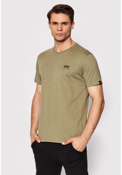 T-shirt Alpha Industries Backprint T olive/black