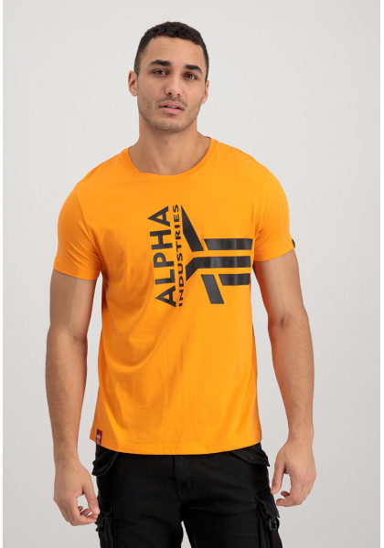 T-shirt Alpha Industries Half Logo Foam T alpha orange