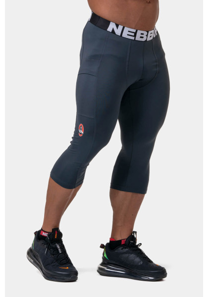 NEBBIA Legend of Today leggings 3/4 length grey