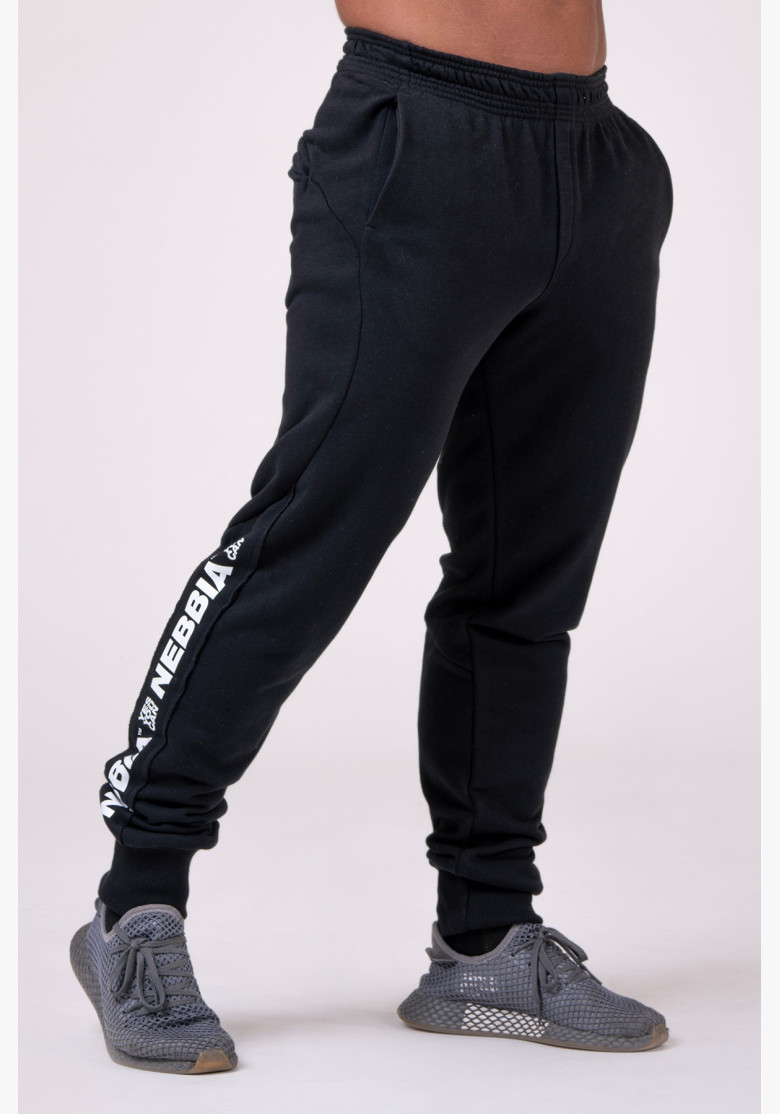 NEBBIA LIMITLESS joggers black