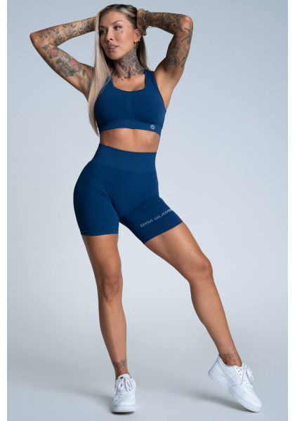 Gym Glamour Bikery Push Up Classic Blue Shorts