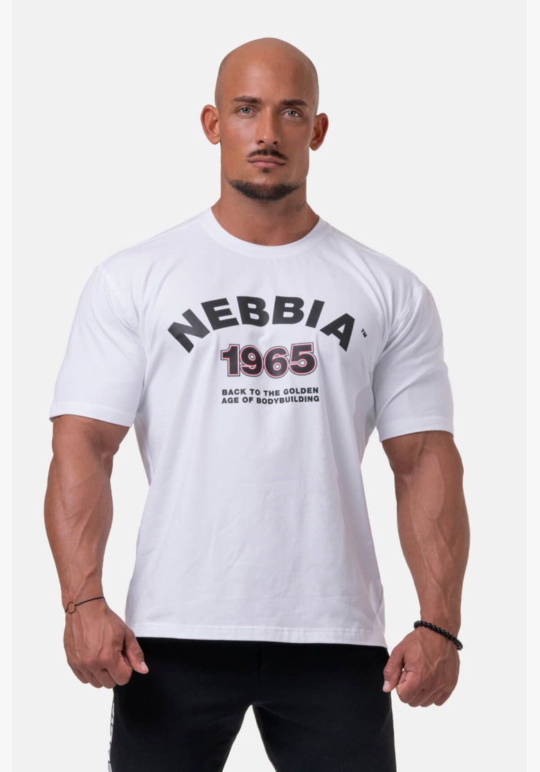 NEBBIA Golden Era T-shirt white