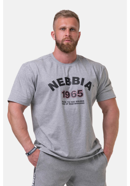 NEBBIA Golden Era T-shirt grey