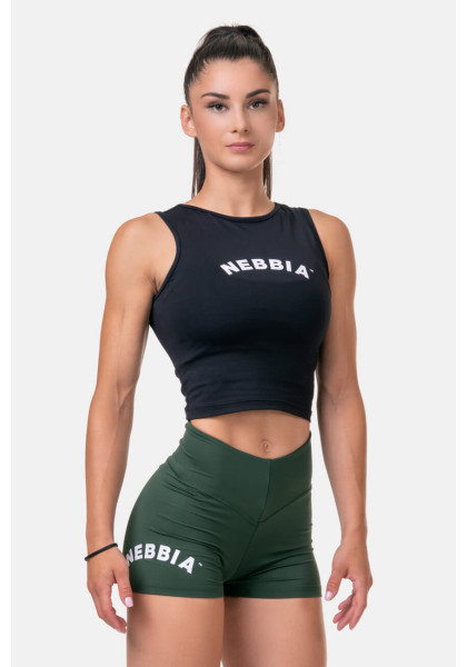 NEBBIA Fit & Sporty top black