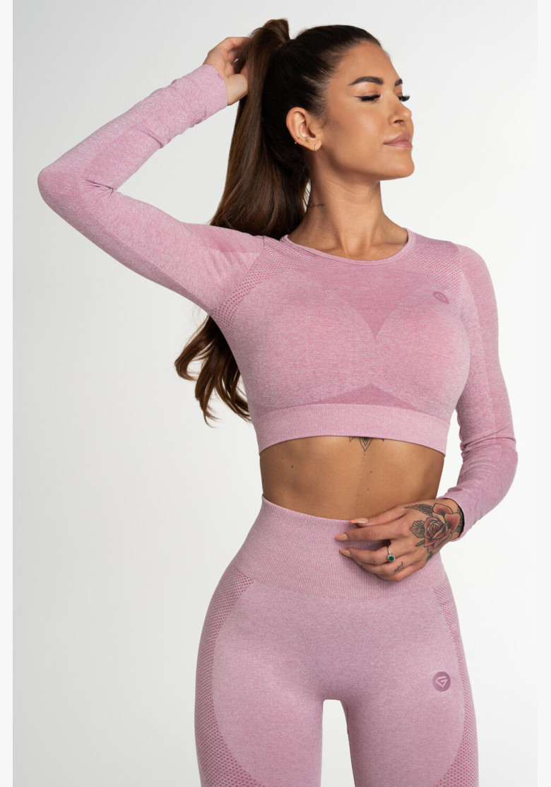 Crop Top Gym Glamor Fusion Pink