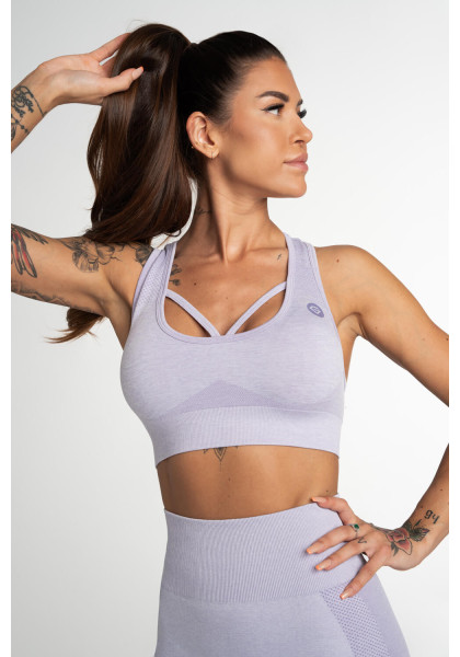 Fitness bra Gym Glamour Fusion Lavender