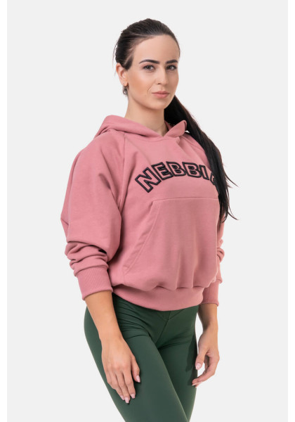 NEBBIA Iconic HERO hoodie pink