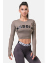 Sporty HERO crop top with long sleeves is another great piece from the new HERO N 2 Collection. 