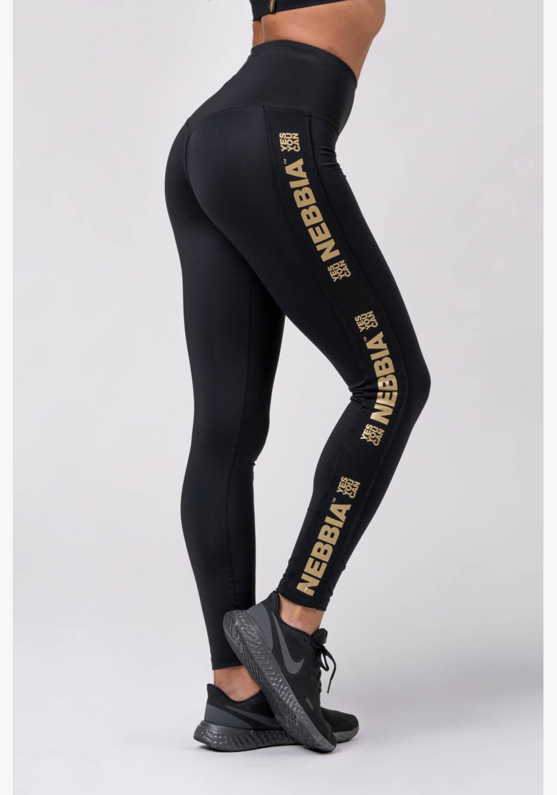 NEBBIA Gold Classic Leggings black