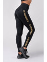 Gold Classic are women's fitness leggings. Experienced designers from NEBBIE used all the knowledge they had about leggings and used it to create this beautiful piece. 