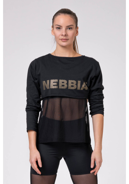 NEBBIA INTENSE Mesh T-shirt black