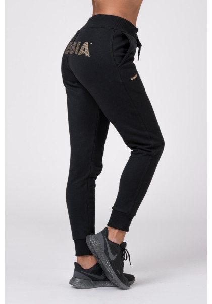 NEBBIA Sweatpants Gold Classic black