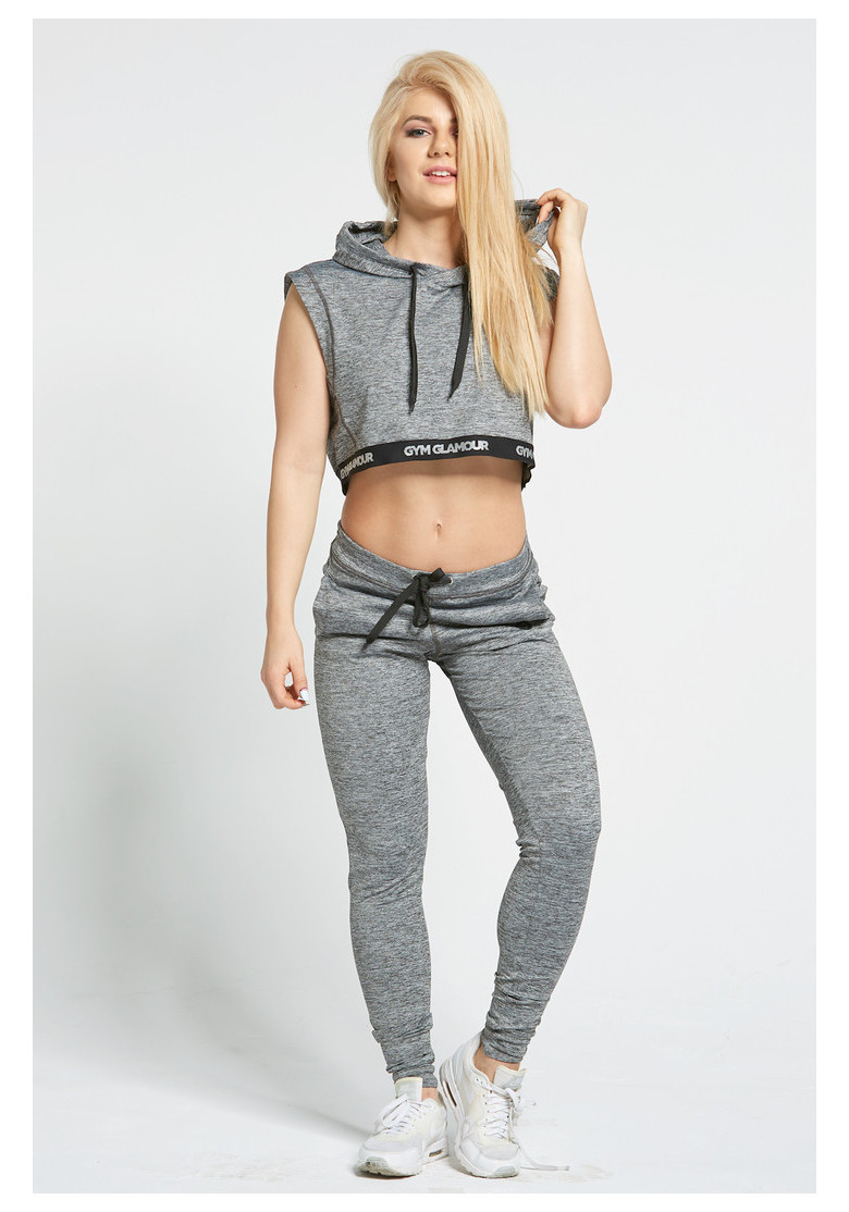 Women's Grey Sweatpants - Gym Glamour