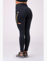 Nebbia Honey Bunny are timeless leggings in a combination of black and gold, designed especially for active women.