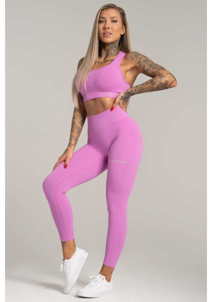 Gym Glamour Push Up Pink Leggings