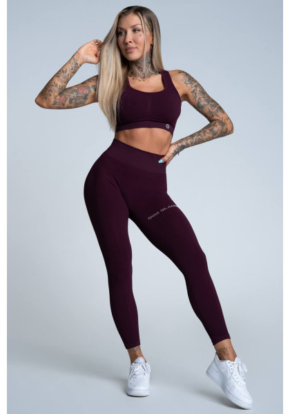 Gym Glamour Push Up Grape Leggings