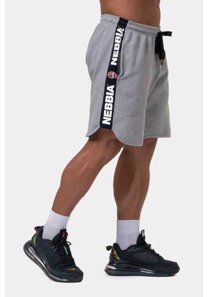 NEBBIA Legend-approved shorts grey