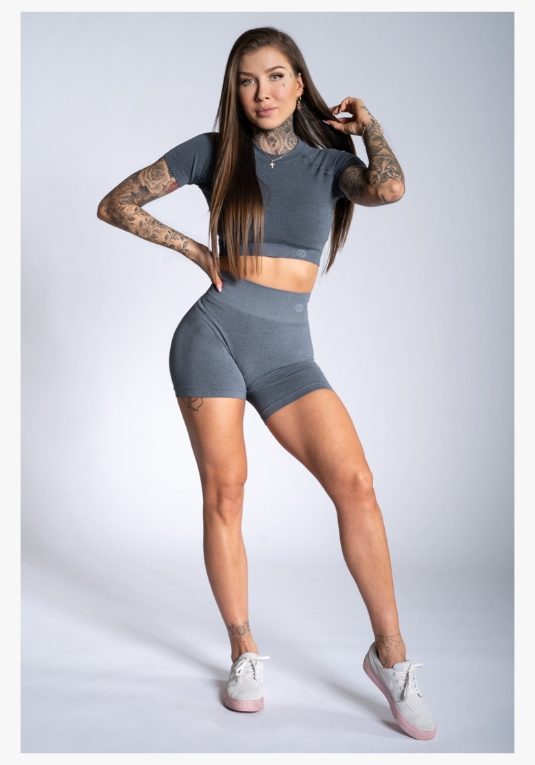 Shorts Gym Glamour Steel Grey Ombre