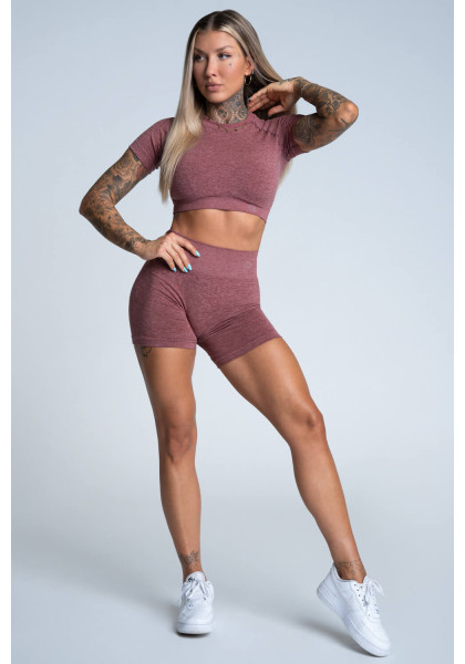 Shorts Gym Glamour Rose Taupe