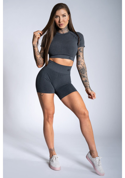 Gym Glamour Shorts Rose Dark Grey