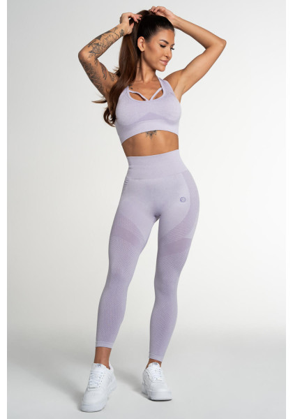 Gym Glamour Fusion Lavender Leggings