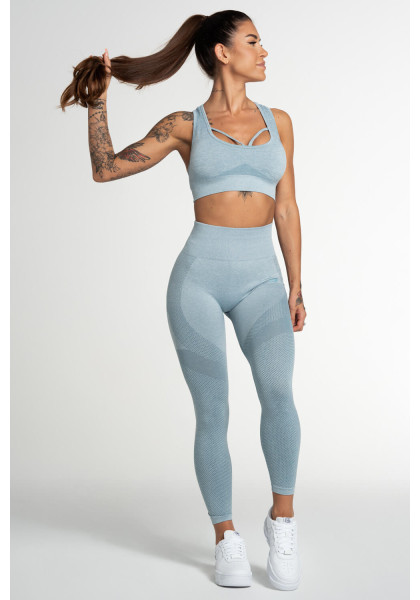 Gym Glamour Fusion Blue Leggings