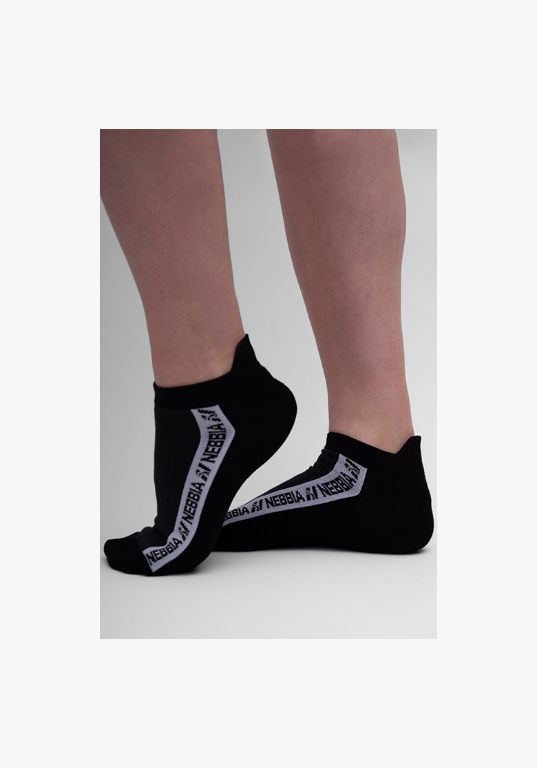 NEBBIA "STEP FORWARD" ankle socks black