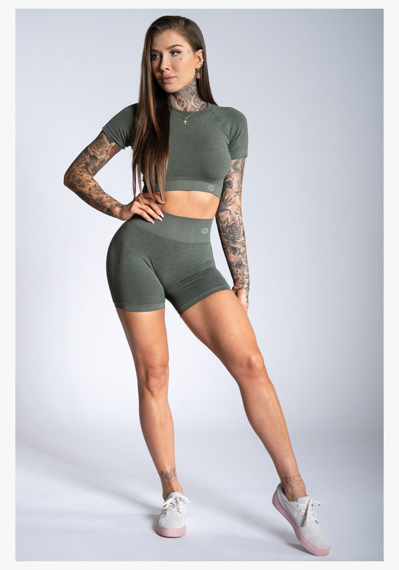 Shorts Gym Glamour Khaki Ombre