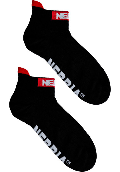 NEBBIA "SMASH IT" ankle socks black