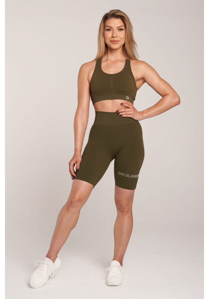 Gym Glamour Bikery Push Up Khaki Shorts