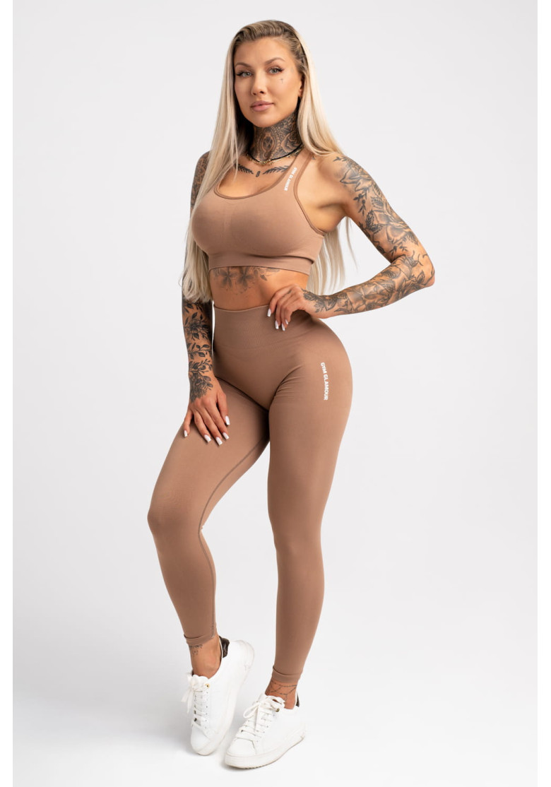 Gym Glamour Compress Cappucino Leggings