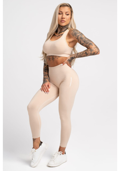 Gym Glamour Compress Almond Leggings