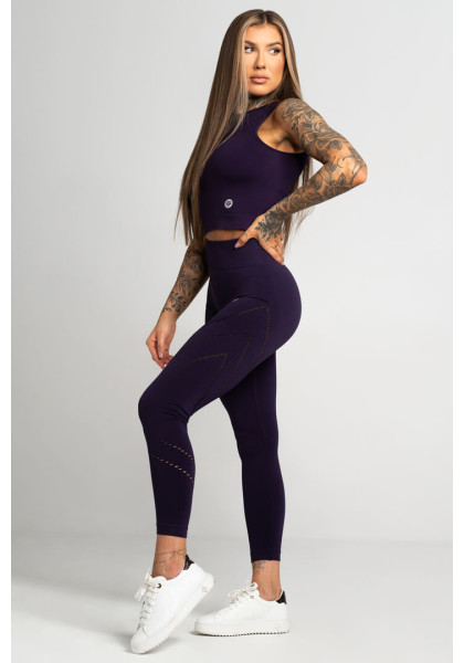 Leggings Gym Glamour Asymmetrical Mysterioso