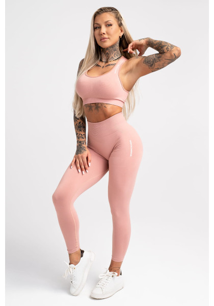 Gym Glamour Compress Leggings Rose Tan