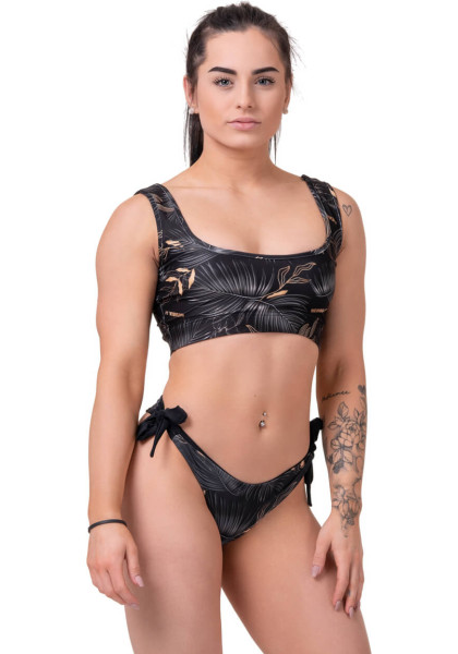 NEBBIA Miami Sporty Bikini Bralette (top) black