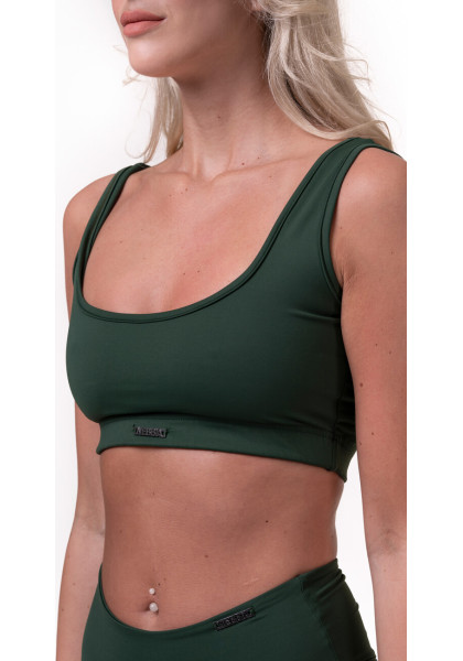 NEBBIA Miami Sporty Bikini Bralette (top) green