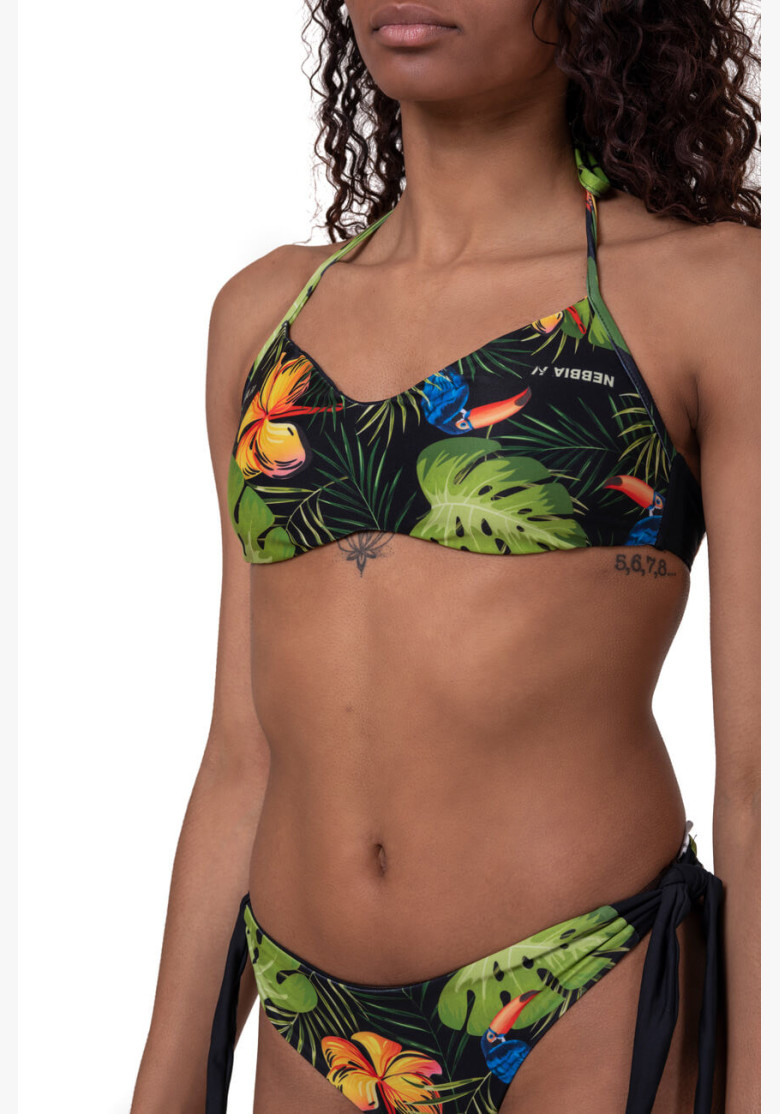 NEBBIA Earth Powered Bikini (top) green