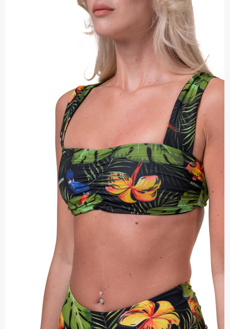 NEBBIA Miami Retro Bikini (top) junglegreen