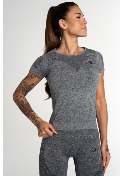 T-shirt Gym Glamour Fusion Dark Grey