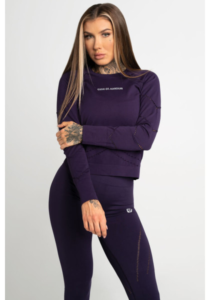 Long Sleeve Top Gym Glamour Mysterioso